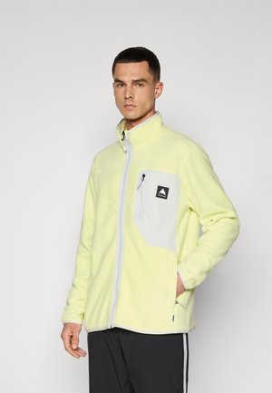 MENS CINDER FULL ZIP  - Flīsa jaka - glow yellow green