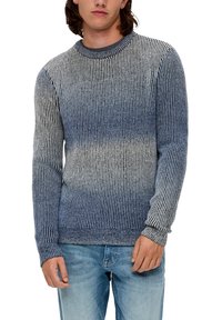 QS Strickpullover - royalblau