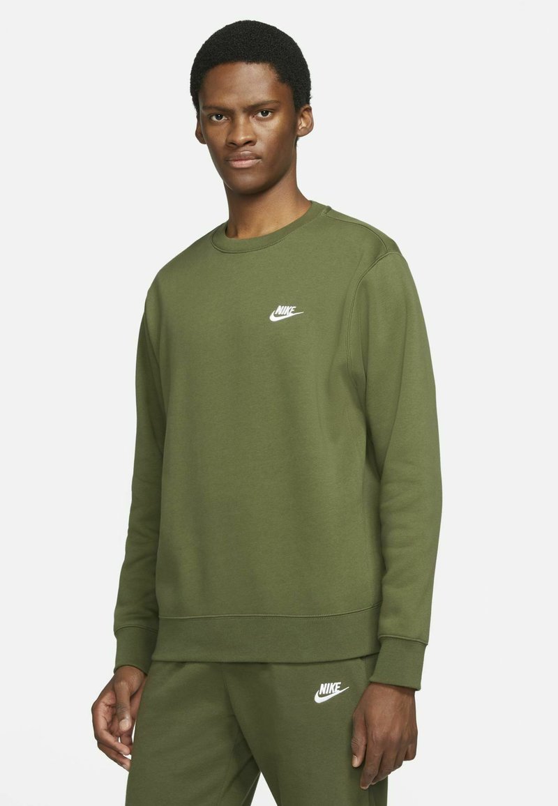 Nike Sportswear CRW - Camisola - rough green/white
