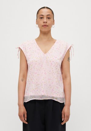VMSMILLA V NECK STRING  - Toppi - pink-a-boo