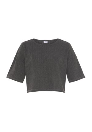 T-Shirt basic - anthrazit melange