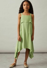 Reiss REISS ALBA HANDKERCHIEF-HEM SLEEVELESS DRESS - Kasdienė suknelė - green