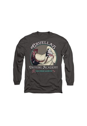 DISNEY VILLAINS CRUELLAS DRIVING SCHOOL - Langarmshirt - anthracite