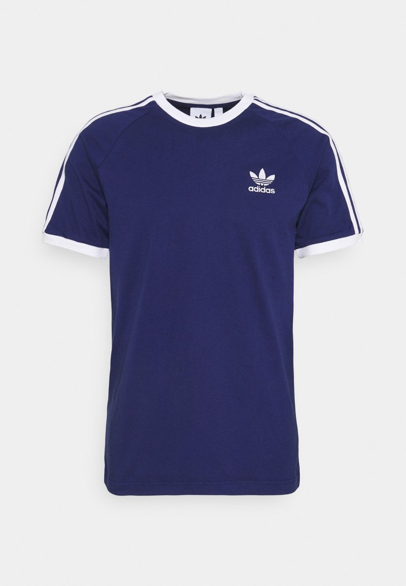 adidas Originals STRIPES TEE UNISEX - Marškinėliai su spaudiniu - night sky