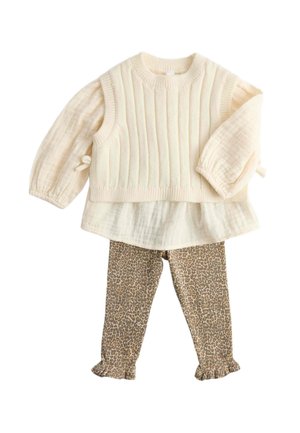 Marks & Spencer,  UNISEX SET, beżowy melanż