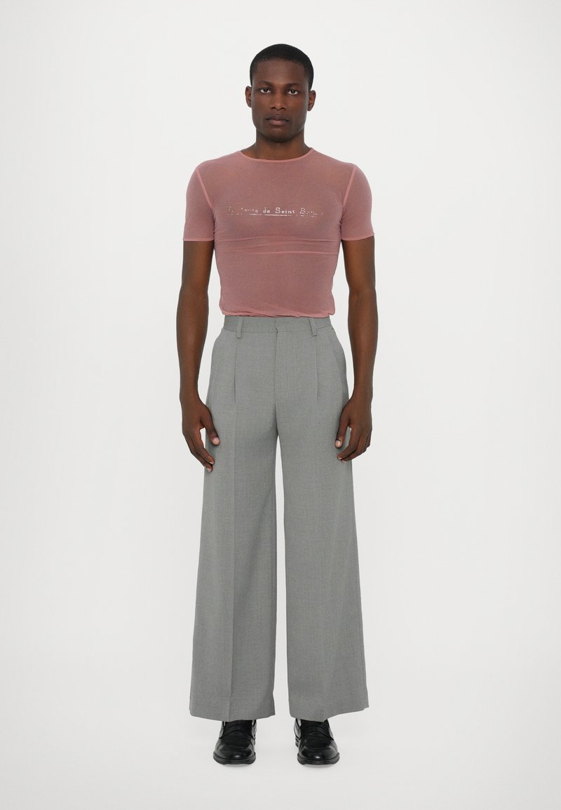 Ludovic de Saint Sernin SIMPLE SHORT SLEEVES UNISEX - Tricou cu imprimeu - pink