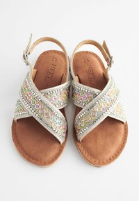 Next BEADED CROSS- REGULAR FIT - Sandaler - silver