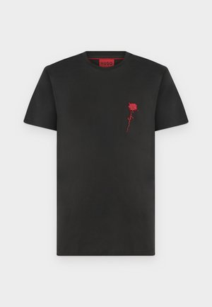 HUGO, DIFLOW - T-shirt basique - black