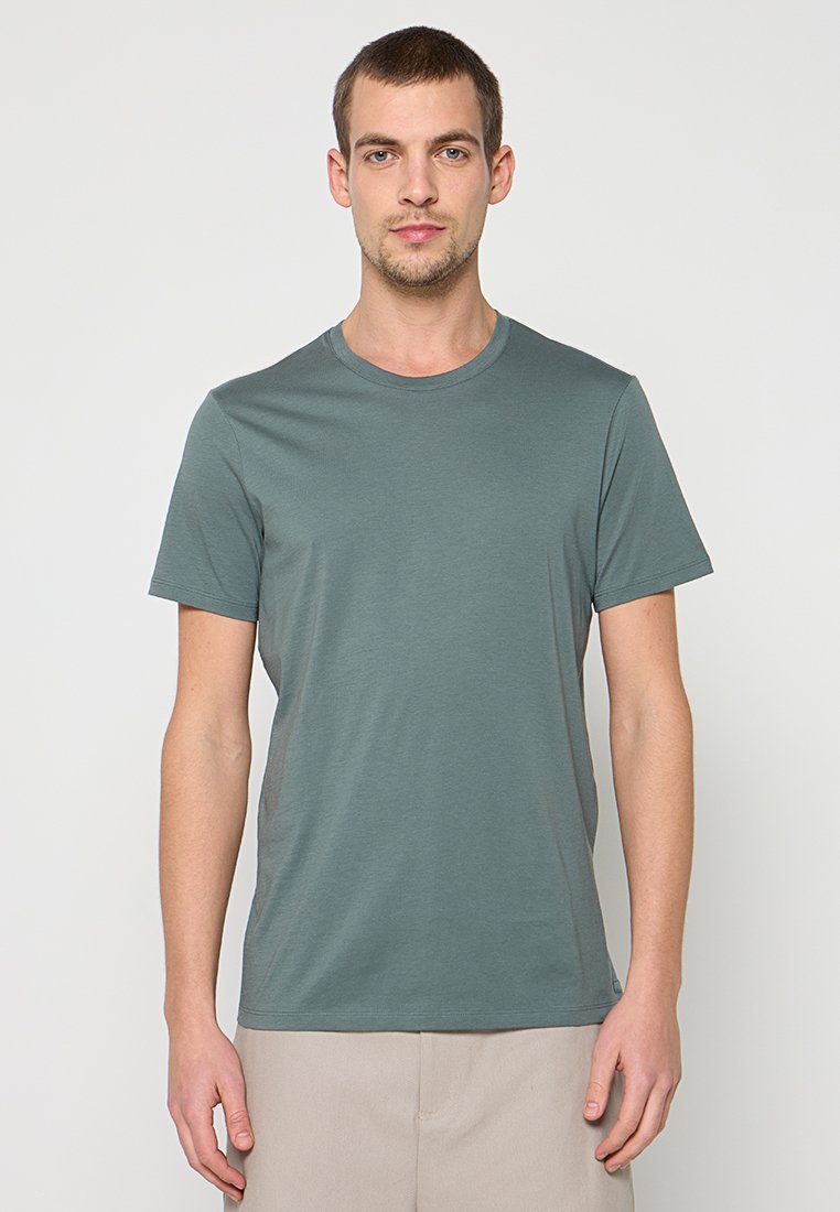 Armani Exchange T-shirt basic blauwgrijs