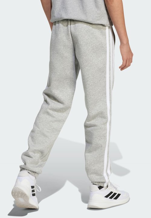 adidas JUNIOR UNISEX - Tracksuit bottoms - medium grey heather/white — foto 2