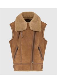 Serge Pariente CHRISTELLE - Veste sans manches - tobacco