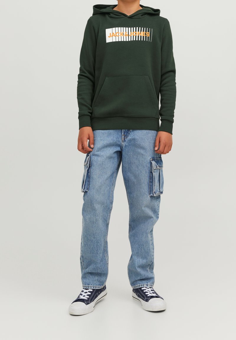 Jack & Jones Junior JJECORP LOGO PLAY - Mikina s kapucí - mountain view