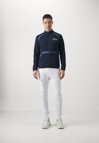 EA7 Emporio Armani Zip-up sweatshirt - blu navy