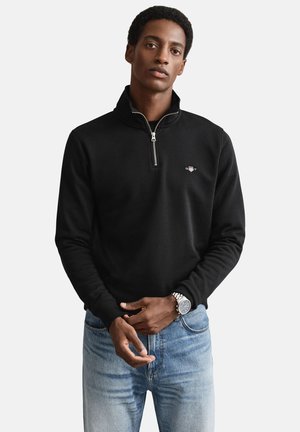 SHIELD HALF ZIP  - Felpa - black