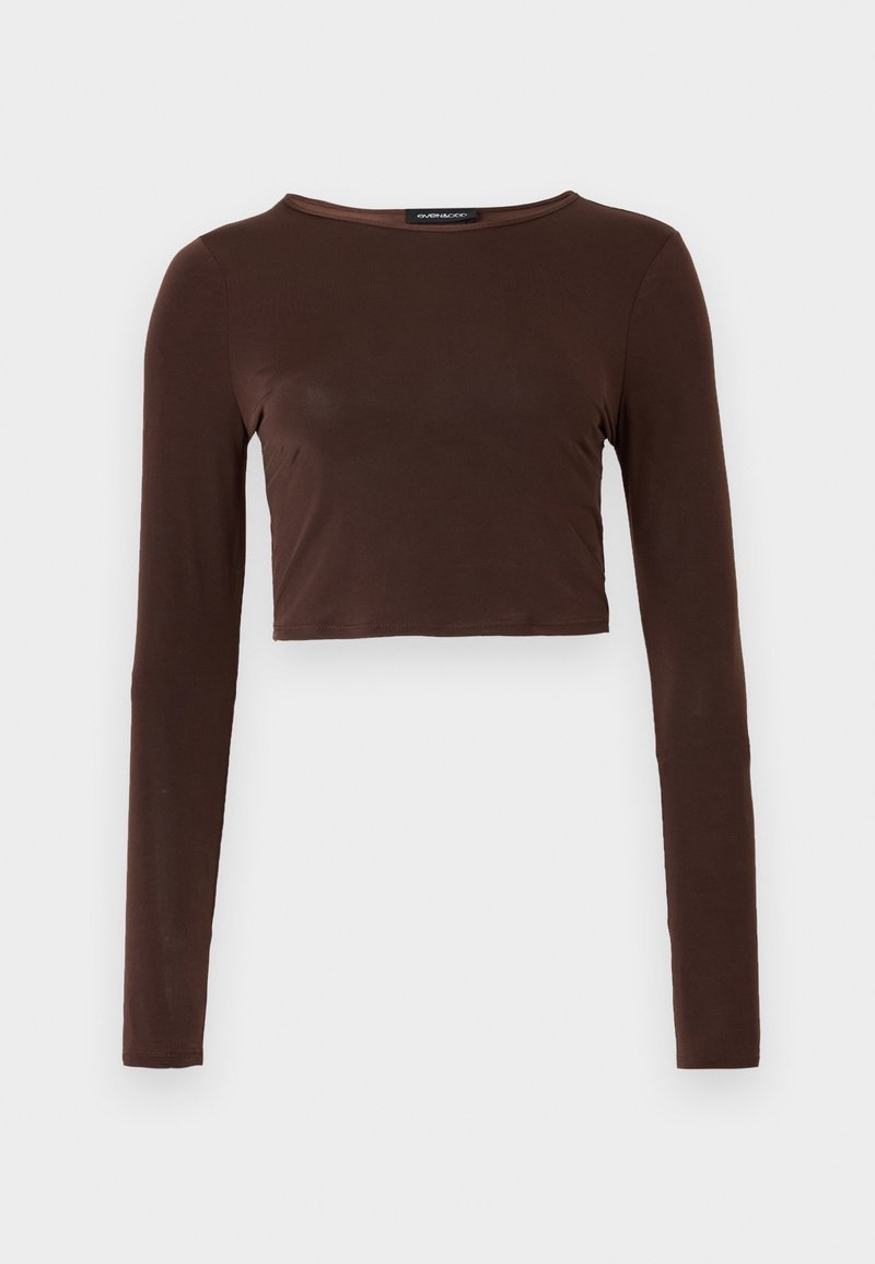 Even&Odd Longsleeve donkerbruin