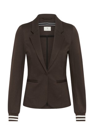 Kaffe, KINNIE - Blazer - coffee bean   chalk stripe