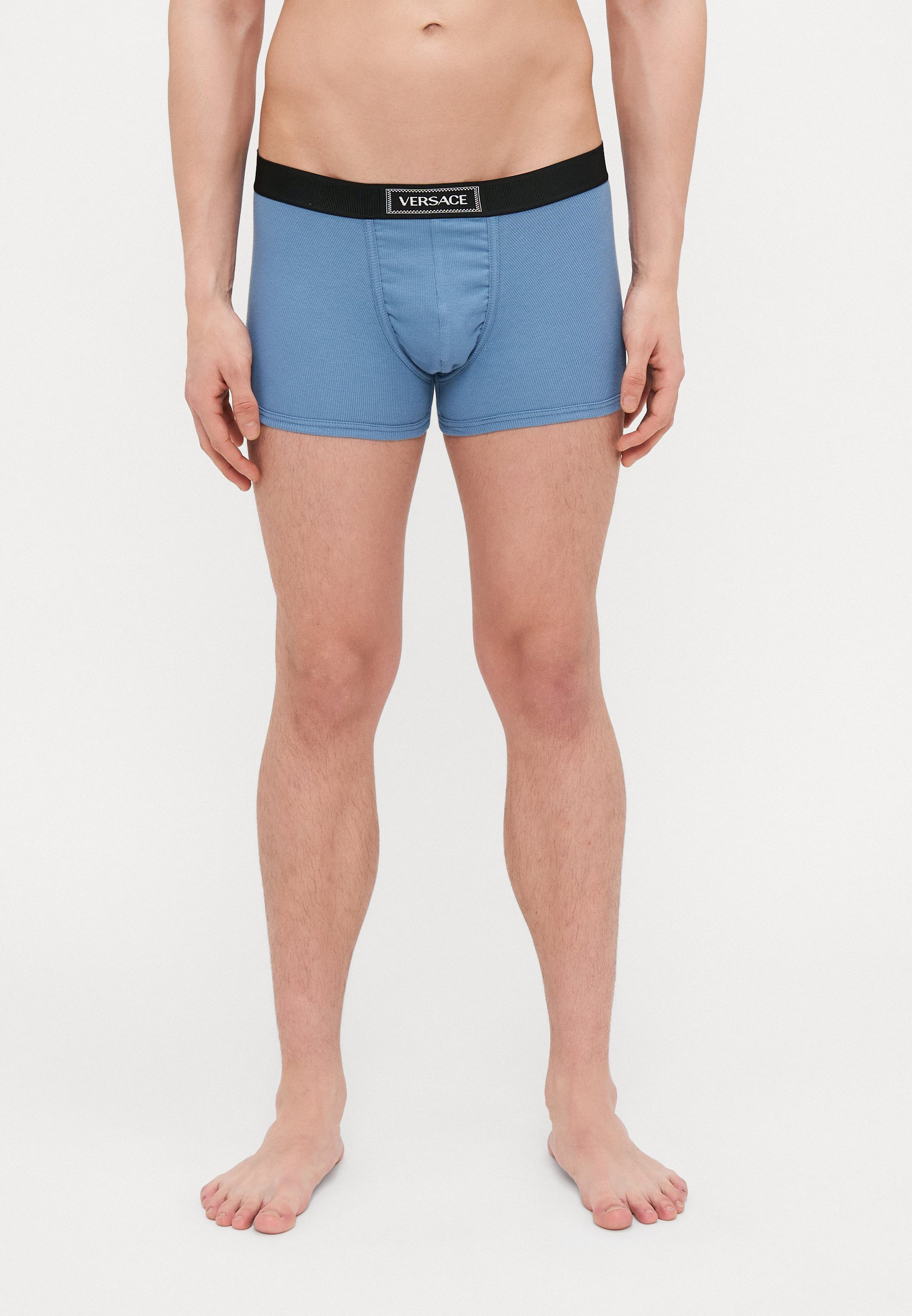 Versace UNDERWEAR - Trunks - stone blue/blue - Zalando.co.uk