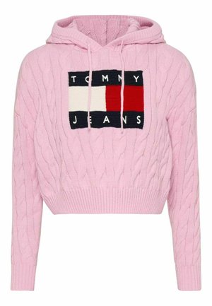 Tommy Jeans Felpa con cappuccio - rosa