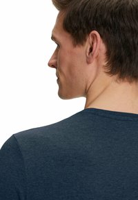 FALKE DAILY COMFORT 2-PACK ROUND NECK - Hemd - midnight