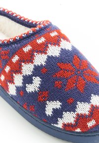 Damart Pantuflas - marine jacquard