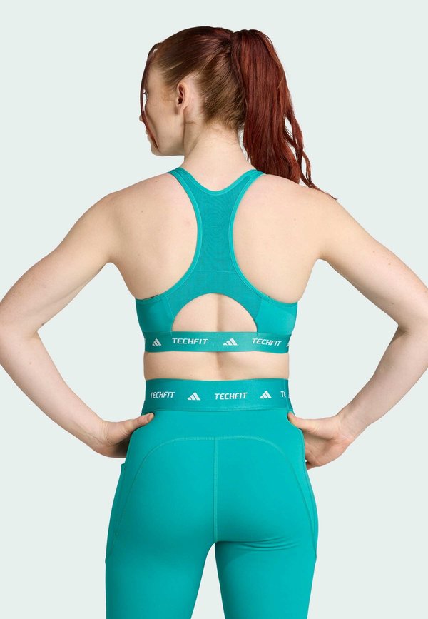Medium support sports bra - pure teal3