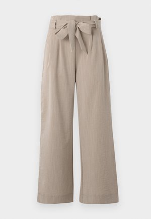 ONLY, ONLMARSA SOLID PAPERBAG PANT - Pantaloni - beige