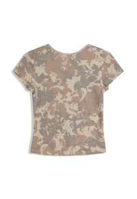 T-shirt con stampa - dark brown