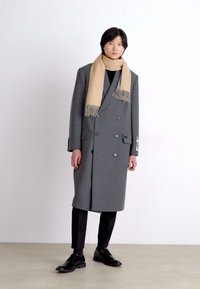 Johnstons of Elgin SCARF UNISEX - Sjal - camel/light grey