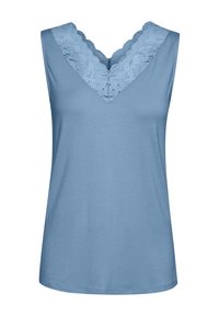 Cream CRTRULLA - Top - captains blue
