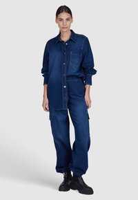Marc Aurel Button-down blouse - denim dark washed