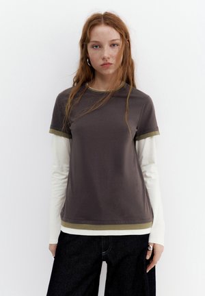 T-SHIRT - T-shirt à manches longues - dark grey