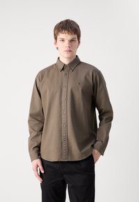 Calvin Klein Jeans GARMENT DYE SHIRT - Srajca - tarmac