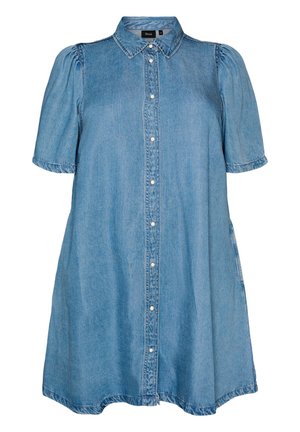 Zizzi, Blusenkleid - blau