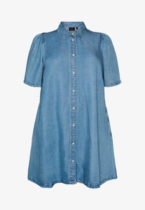 Zizzi, Blusenkleid - blau