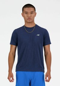 ATHLETICS - T-shirt basic - nb navy heather