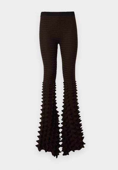 Chet Lo MAXI SPIKE GRADIENT TROUSERS - Kelnės - brown
