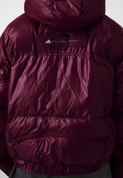 adidas by Stella McCartney TRUENATURE SHORT PADDED WINTER - Giacca invernale - shadow red