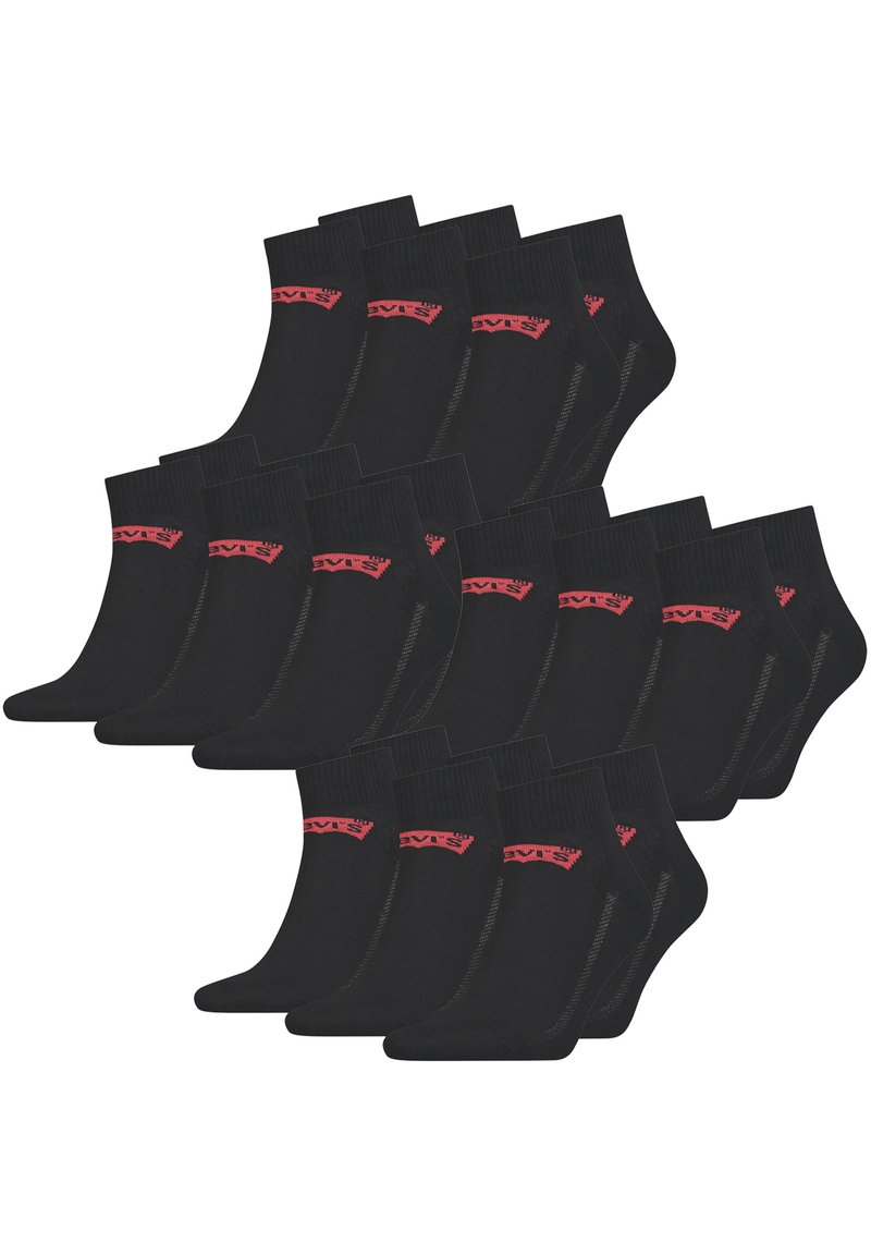 Herren Unterhosen | Levi's® MID CUT BATWING 12ER PACK Socken jet black/schwarz - NN95990 Herren Unterhosen | Levi's® MID CUT BATWING 12ER PACK Socken jet black/schwarz - NN95990