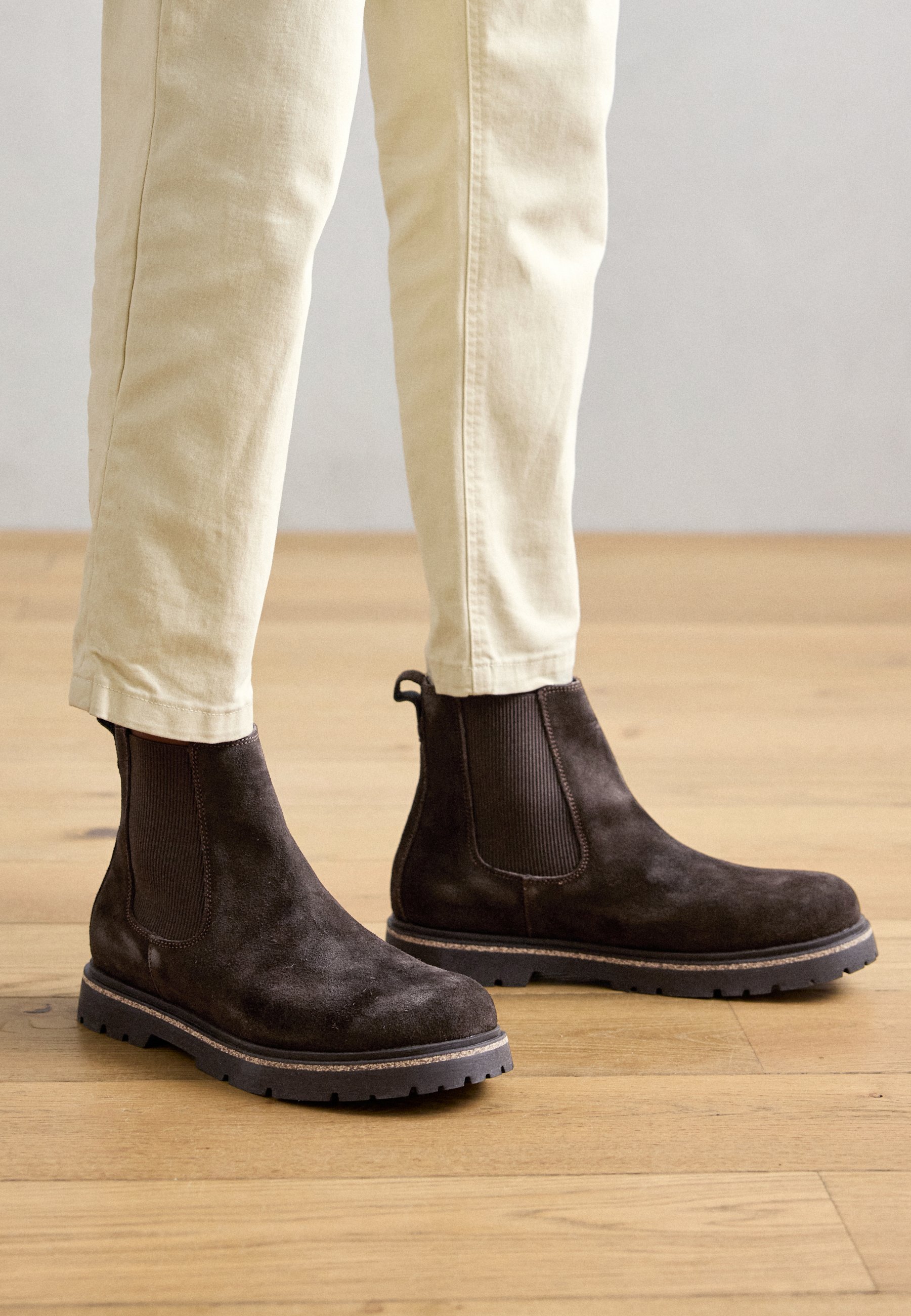 Birkenstock HIGHWOOD SLIP ON MEN REGULAR - Botines - mocca/marrón