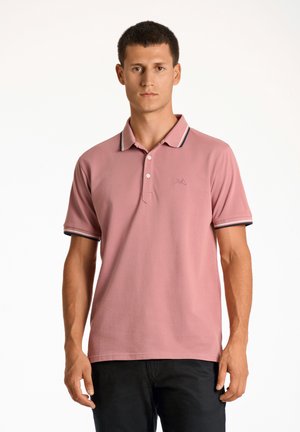 W CONTRAST PIPING - Poloshirt - dusty rose