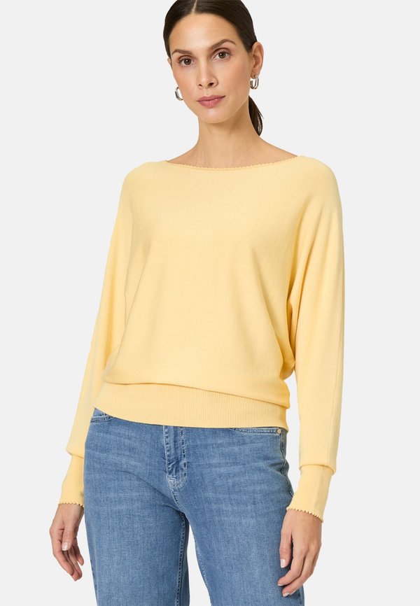 MIT U-BOOT AUSSCHNITT - Strickpullover - golden haze