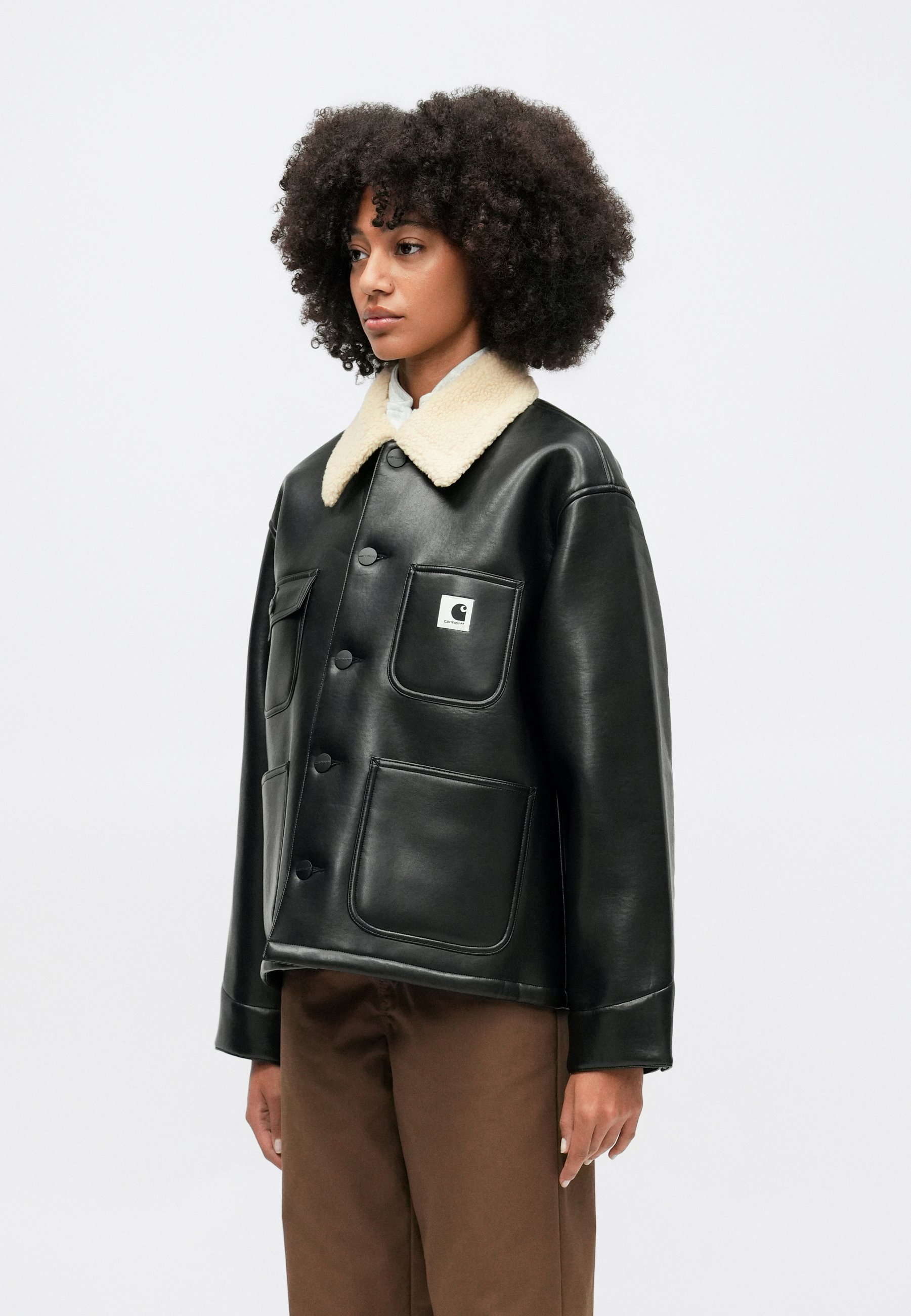 Carhartt WIP SHEPTON MICHIGAN - Light jacket - black/natural/black