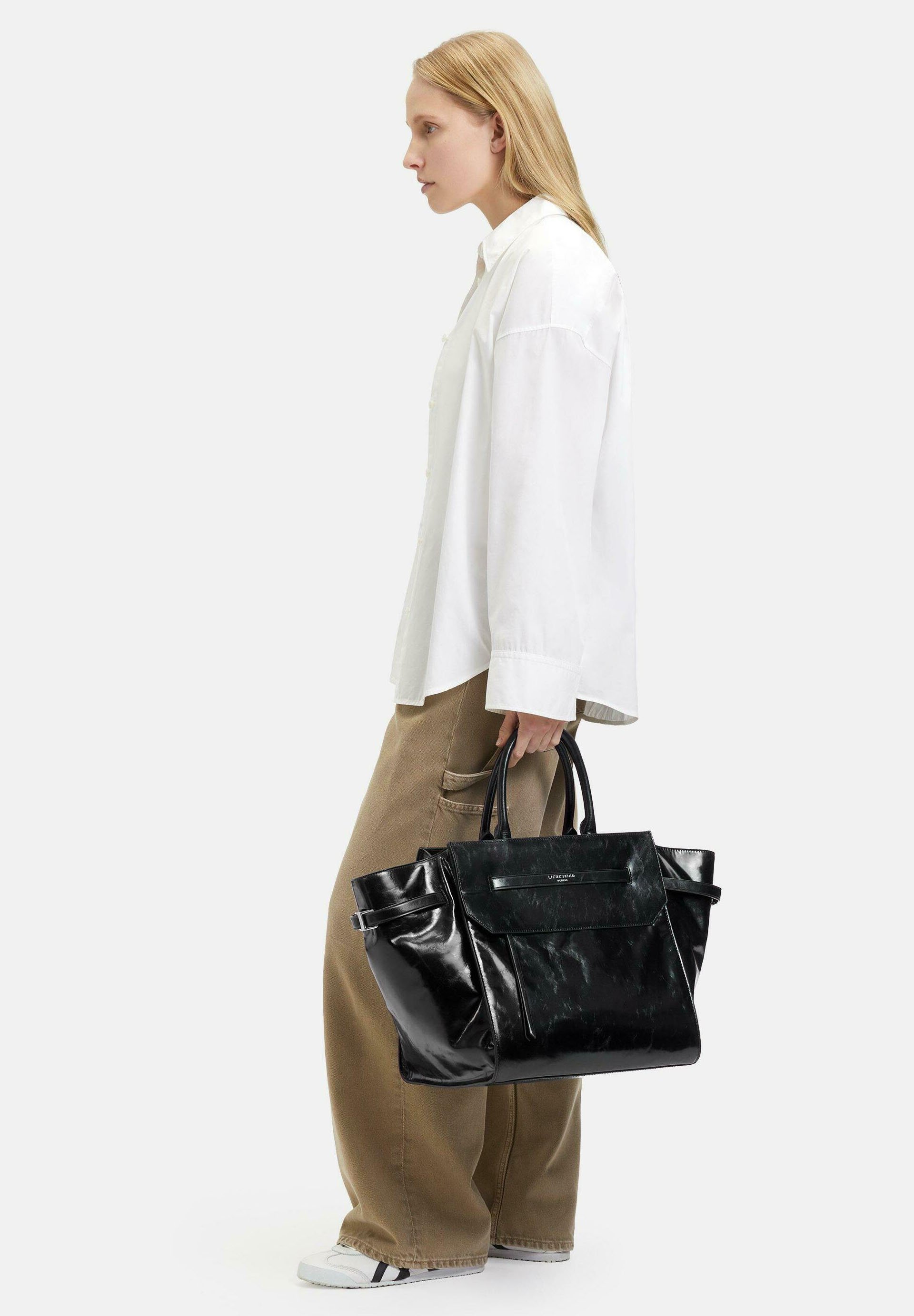 Liebeskind Berlin LORA SATCHEL L GERÄUMIGE IN CRINKLE-OPTIK