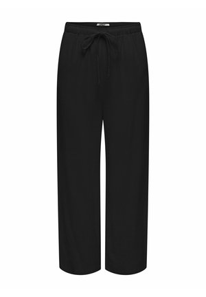 ONLY ONLSIESTA GERADE GESCHNITTEN - Bukse - black
