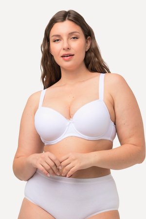 Ulla Popken GROSSE - LARISSA - VERSTELLBARE TRÄGER - Podprsenka bez kostíc - white