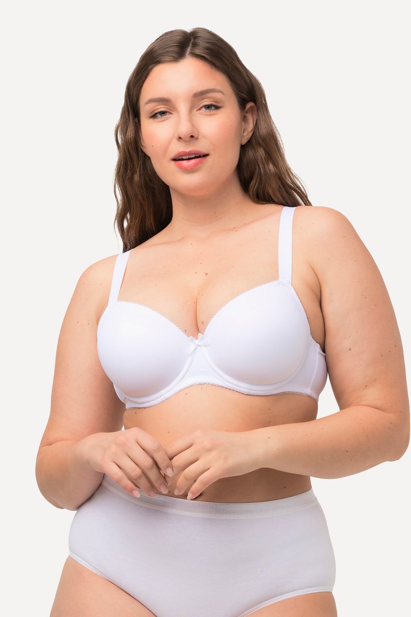 Ulla Popken GROSSE - LARISSA - VERSTELLBARE TRÄGER - Bøjle-bh - white