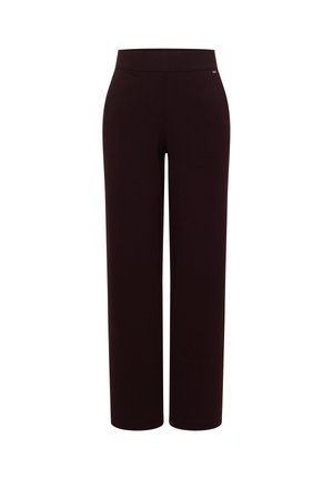 Cecil, HIGH WAIST STRAIGHT LEG HOSE IM LOOSE FIT - Pantalon classique - berry red