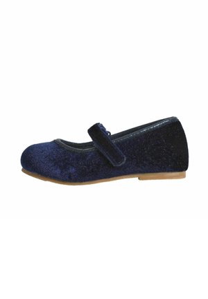 REGULAR FIT - Ankle strap ballet pumps - navy