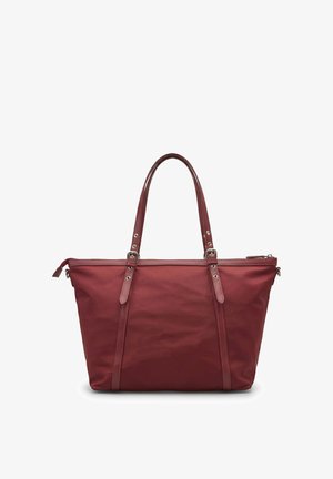 Bata, BORSA MODELLO SHOPPER CON DETTAGLI EFFETTO SAFFIANO BATA,. - Borsa a mano - bordeaux