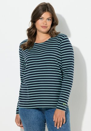 STRIPED CREW NECK  - Langarmshirt - mint